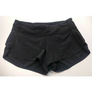 Lululemon Shorts Size 6 Black EUC